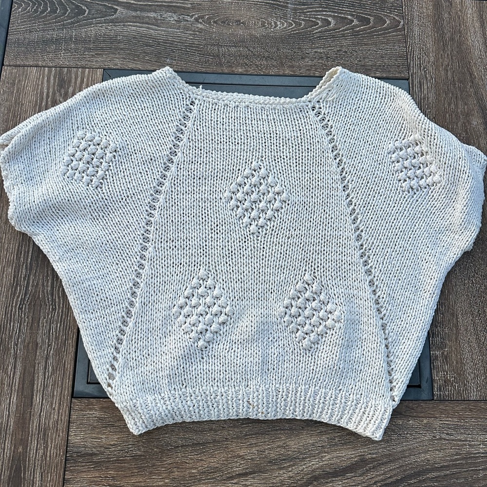 Crocheted Sweater Top